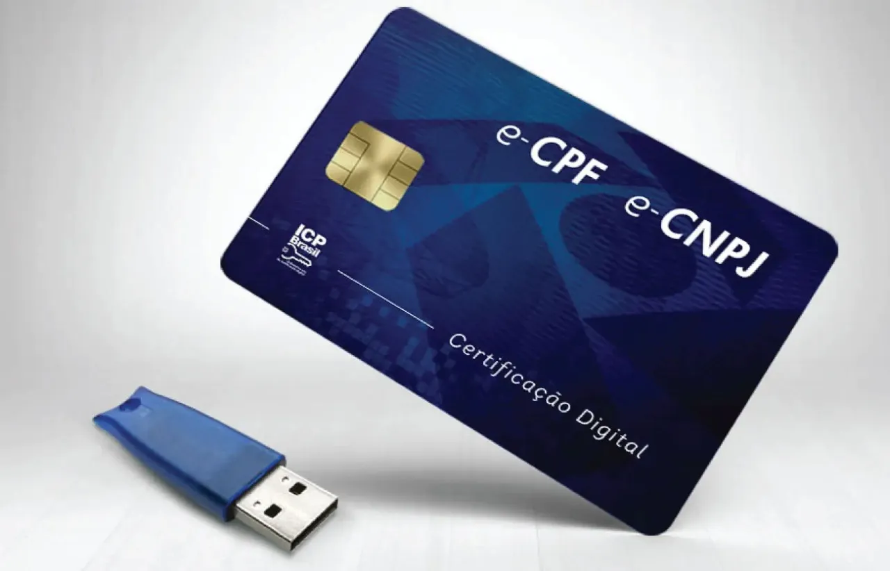 Certificado digital físico — token e cartão e-CPF / e-CNPJ